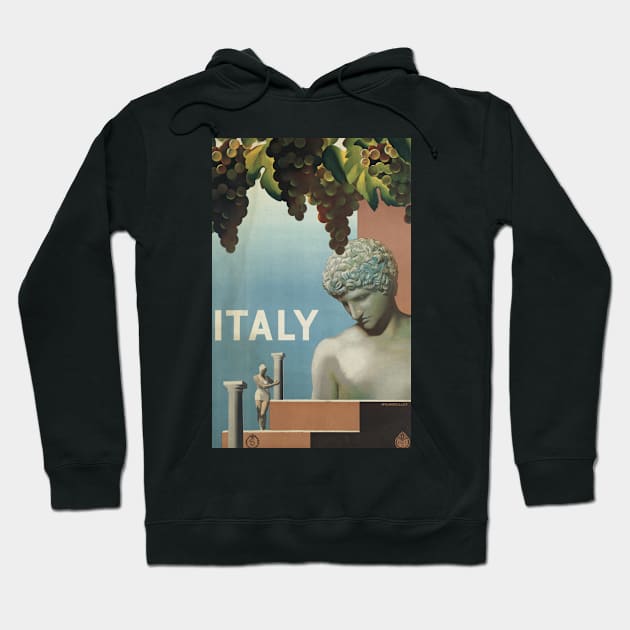 Retro poster - pub - vintage - italy - italy - italia Hoodie by Labonneepoque